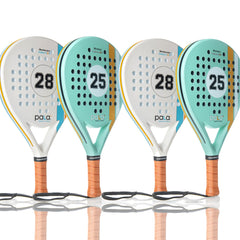 SET OF 4 PADEL RACKETS FOR FAMILIES AND BEGGINERS