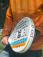 cool retro desing for a padel racke by pala padelusa